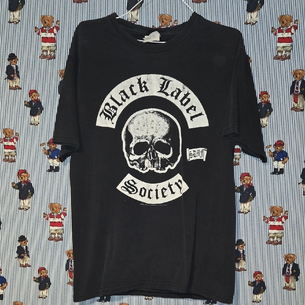 Vintage Y2k Black Label Society T-Shirt Hanes Tag Medium